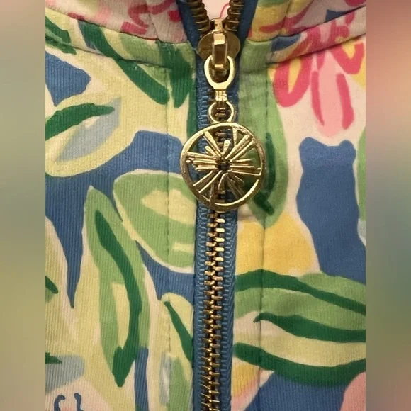 Lily Pulitzer Women’s skipper pop over Grove Garden 1/2 Zip NWT XXL - Picture 8 of 13